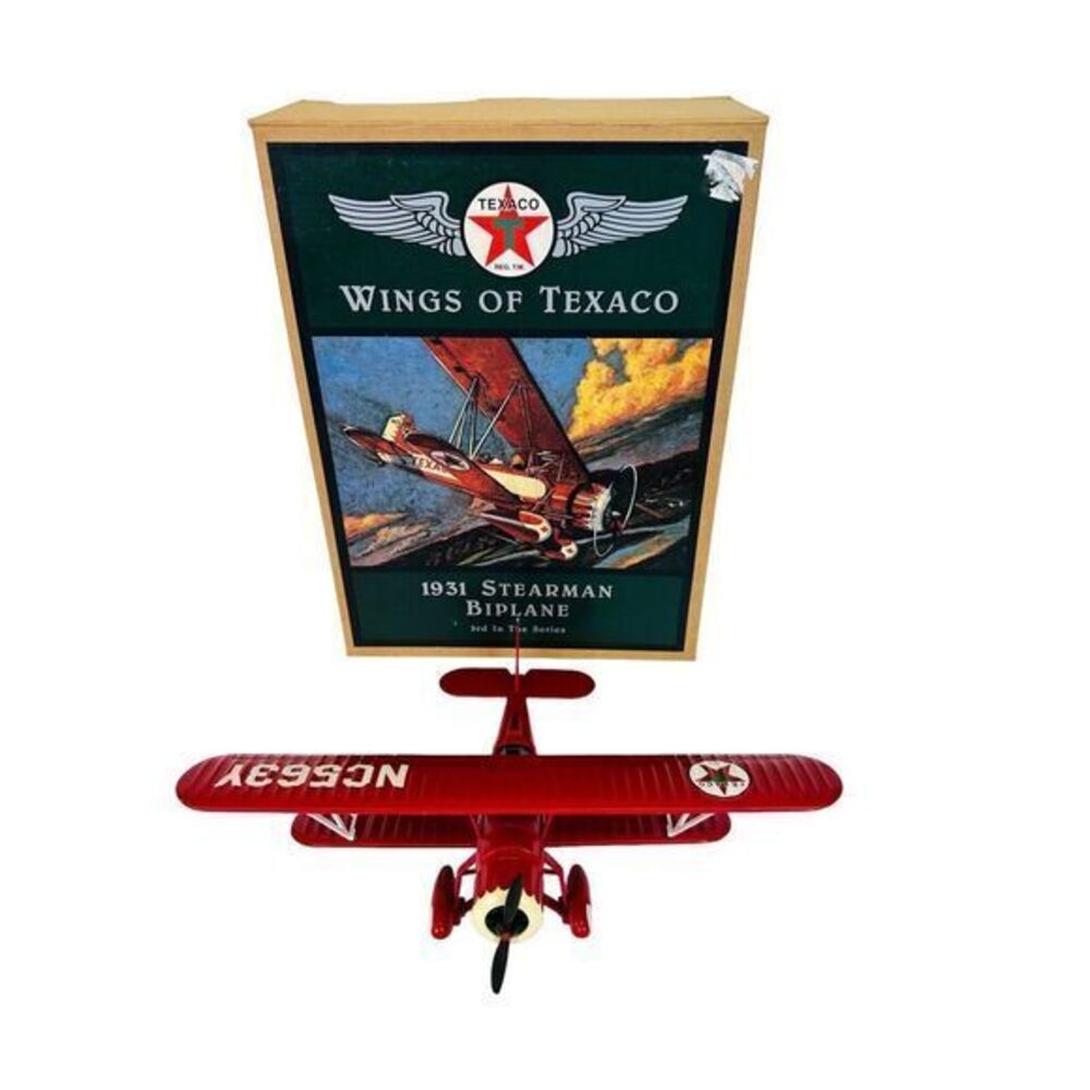 Vintage‎ Wings Of Texaco Plane 1931 Stearman BiPlane 3rd In Series #F121 1995